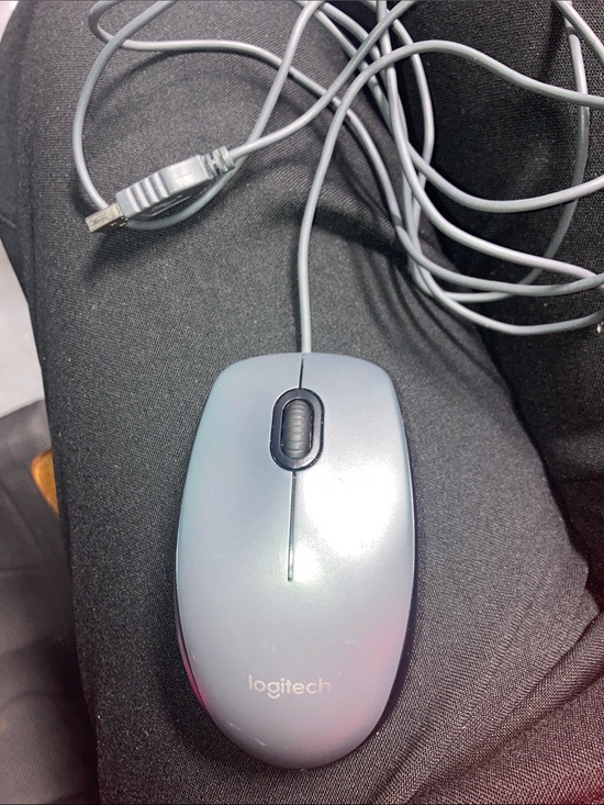 Logitech Other - Logitech wired USB optical mouse - grey